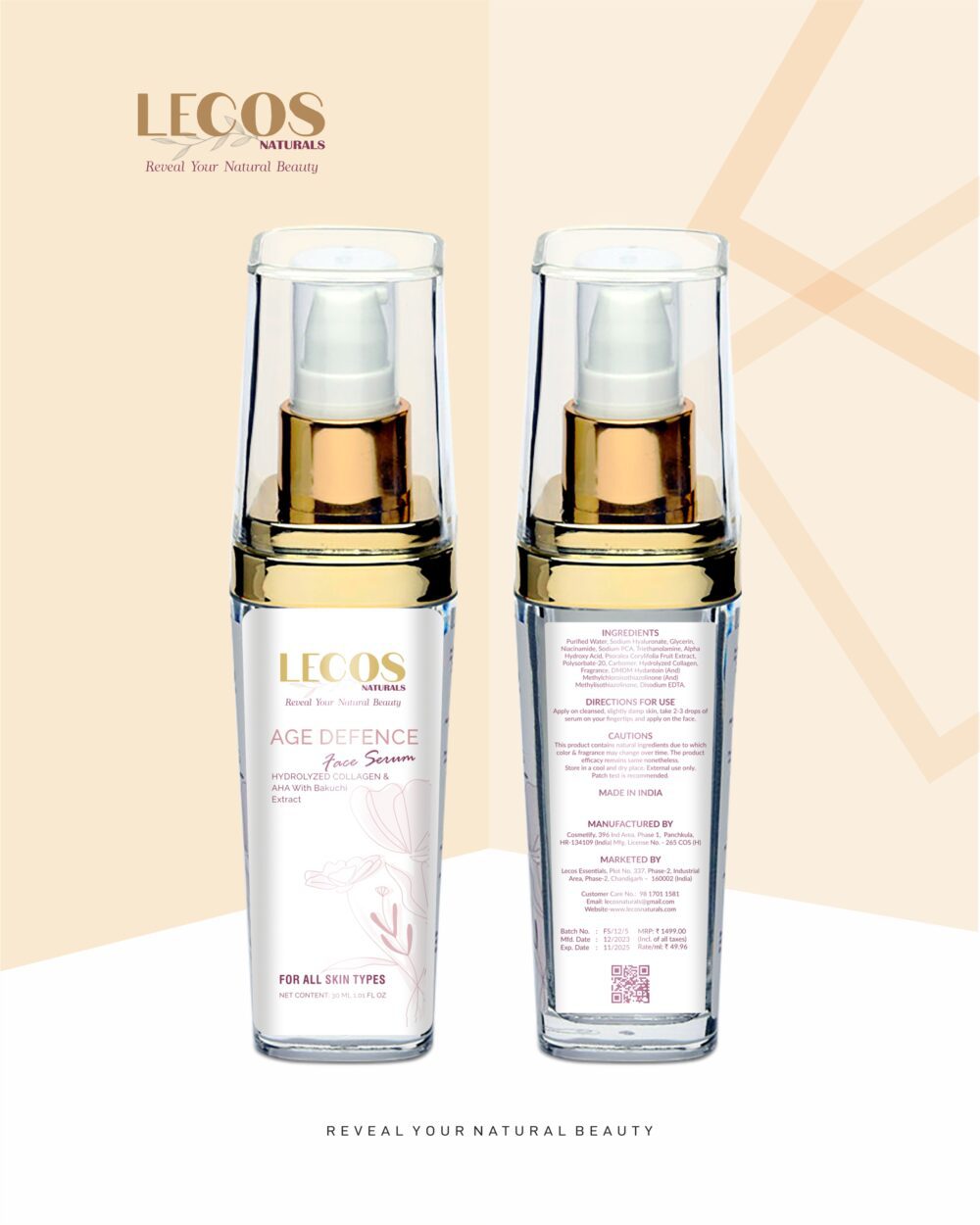 age defence face serum