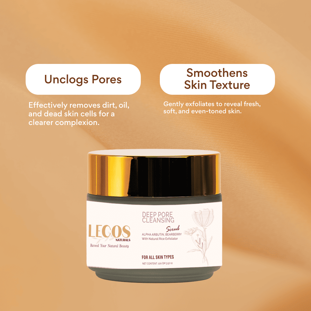 lecos naturals deep cleansing scrub